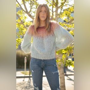 Maiami | Pleated Gradient Sweater - size XS